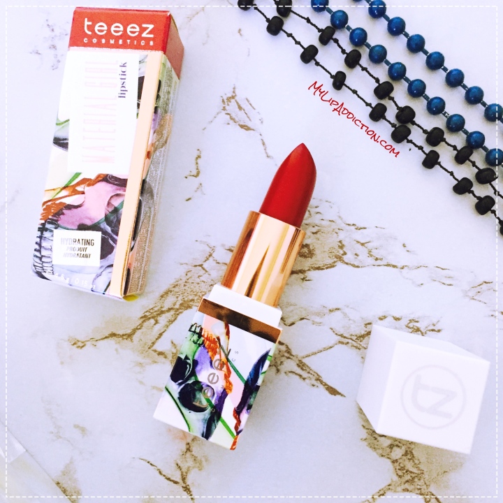 Teeez Cosmetics - Material Girl Lipstick - A review - MyLipAddiction.com
