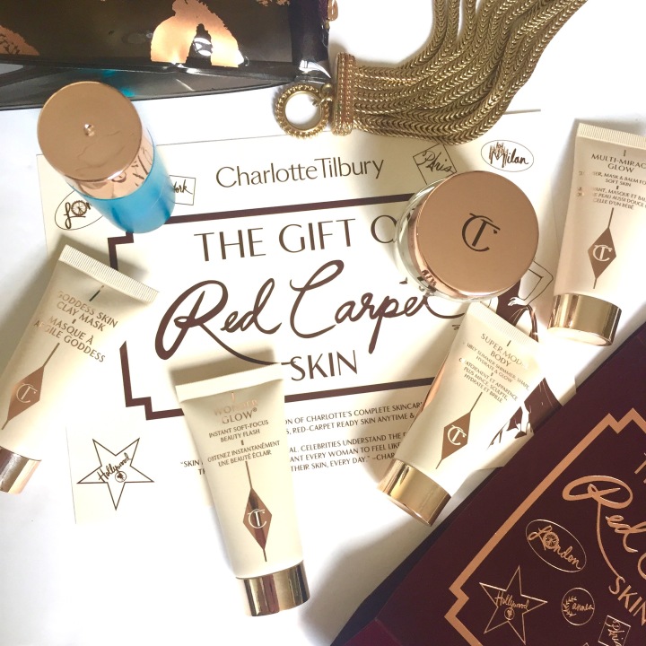 NEW -Charlotte Tilbury's - The Gift Of Red Carpet Skin Travel Kit